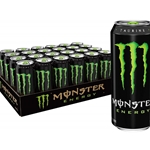 Monster Energy Drink, Green, Original, 16 Ounce (Pack of 24)