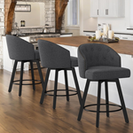 Counter Height Bar Stools Set of 3, 26"