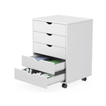 5 Drawer Chest Mobile Storage Cabinet