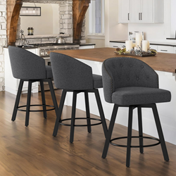 Counter Height Bar Stools Set of 3, 26"