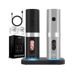 Home Hero Electric Salt and Pepper Grinder Set