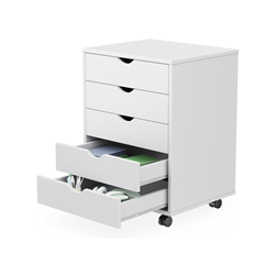 5 Drawer Chest Mobile Storage Cabinet