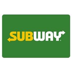 $15 Subway Gift Card